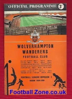 Wolves Wolverhampton v WBA 1959 – League Champions