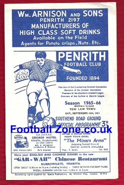 Penrith v Tow Law Town 1965