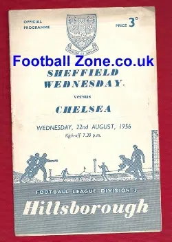 Sheffield Wednesday v Chelsea 1956