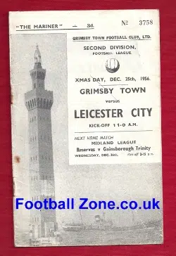 Grimsby Town v Leicester City 1956