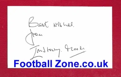 Manchester United Ian Storey Moore Autograph 1972