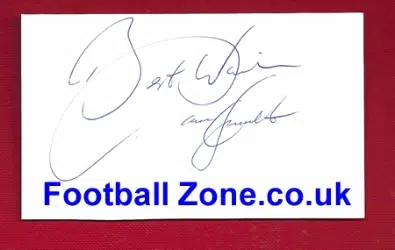 Manchester United Paul McGrath Autograph 1985