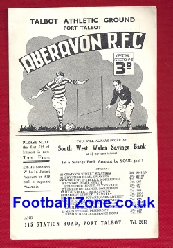 Aberavon Rugby v Neath 1960