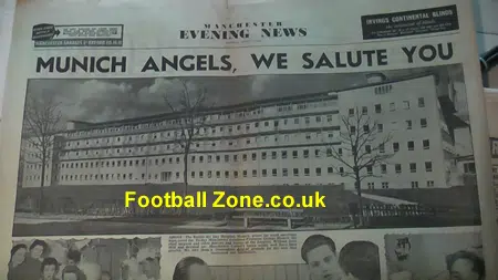 Manchester Evening News Paper 1958 – The New Busby Babes