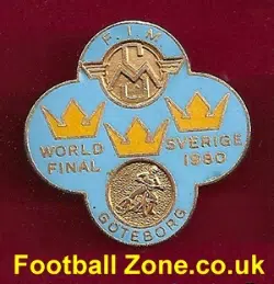 World Speedway Final 1980 Speedway Badge Gothenburg