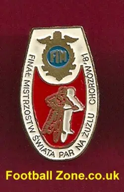 Poland Speedway Pin Badge 1981