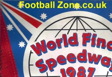 World Final Speedway Pennant 1987 Holland