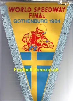 World Final Speedway Pennant 1984 Gothenburg Sweden