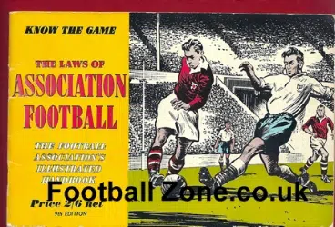 Football Association Rules Of Football Book 1960