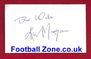Manchester United Ken Morgans Signed Card