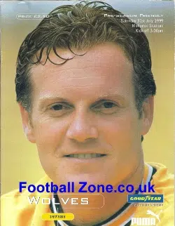 Wolves Wolverhampton v Tottenham 1999 - Pre Season Friendly