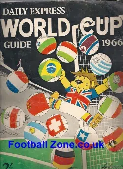 Daily Express 1966 World Cup Guide Magazine 1966