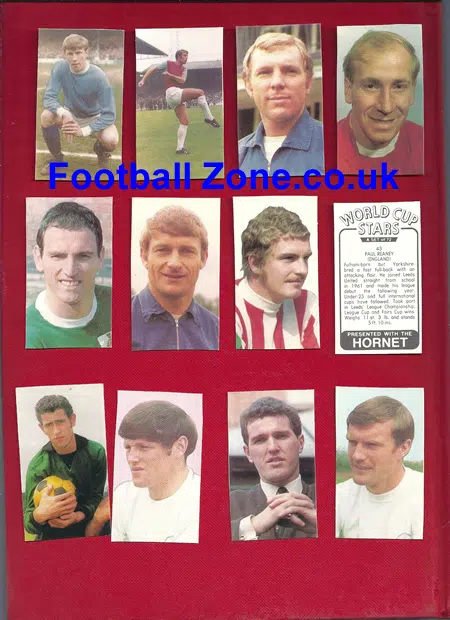 World Cup 1970 Hornet Football Cards Pack
