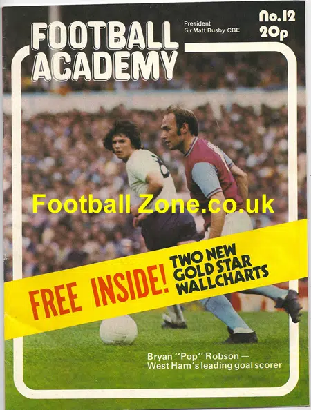 Matt Busby Football Academy Magazines X 2 – 1972