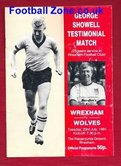 George Showell Testimonial Benefit Match Wrexham 1991