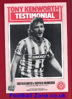 Tony Kenworthy Testimonial Benefit Match Sheffield United 1986