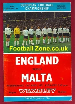 England v Malta 1971