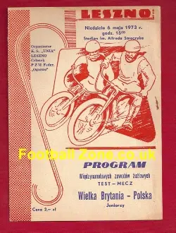 Poland Speedway v England 1973 – Test Match