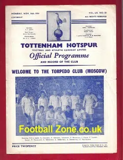 Tottenham Hotspur v Torpedo Moscow 1959 - Russian