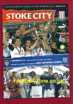 Stoke City v Valencia 2004 - Friendly Match
