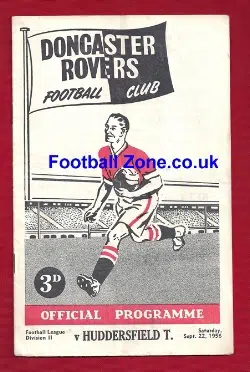 Doncaster Rovers v Huddersfield Town 1956
