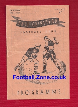 East Grinstead v APV Athletic 1958 – Sussex Charity Cup