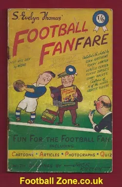 Football Fanfare Book S Evelyn Thomas 1950's - Autograph