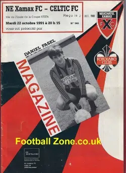 Xamax v Glasgow Celtic 1991 UEFA Cup – Switzerland