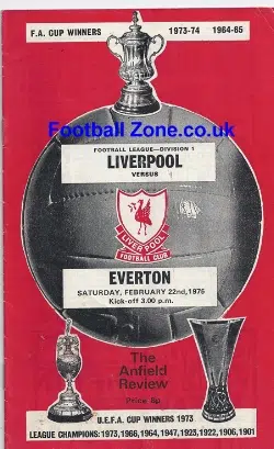 Liverpool v Everton 1975