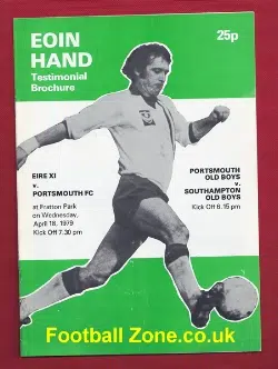 Eoin Hand Testimonial Benefit Match Portsmouth 1979