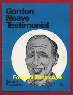 Gordon Neave Testimonial Benefit Match Portsmouth 1970's