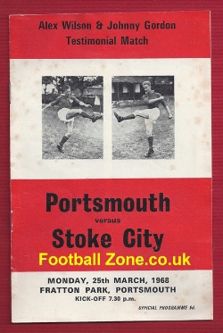 Alex Wilson + Johnny Gordon Testimonial Benefit Portsmouth 1968
