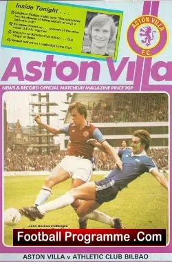Aston Villa v Athletico Bilbao 1977