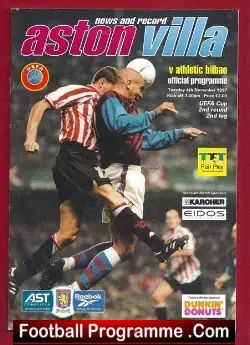 Aston Villa v Athletico Bilbao 1997 – to clear