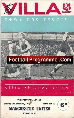 Aston Villa v Manchester United 1966