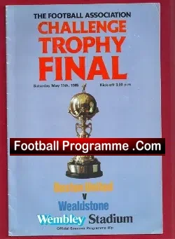 Boston United v Wealdstone 1985 – FA Challenge Vase Final