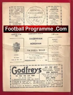 Dagenham v Horsham 1959