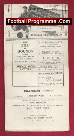 Dartford v Vickers 1953