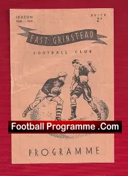 East Grinstead v APV Athletic 1958 – Sussex Charity Cup