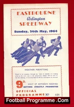 Eastbourne Speedway Sussex Championship 1964