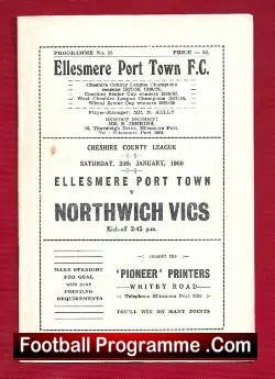 Ellesmere Port v Northwich Victoria 1960