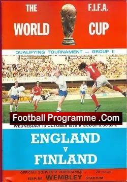 England v Finland 1976