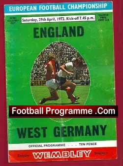England v Germany 1972 – Geoff Hurst Last Match