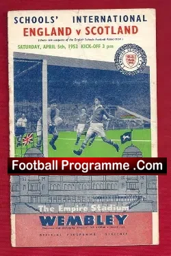England v Scotland 1952 – Wembley – Duncan Edwards 2