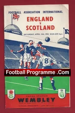 England v Scotland 1953