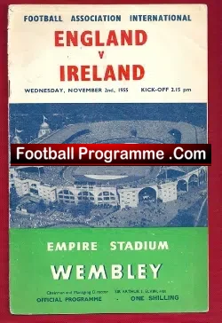 England v Scotland 1955 – Duncan Edwards First Full Cap Debut