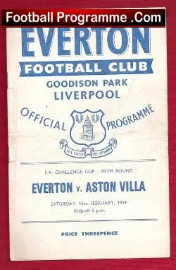 Everton v Aston Villa 1959
