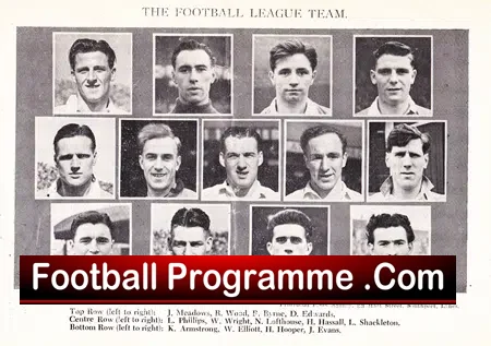 Football League v Ireland League 1954 – Anfield + Duncan Edwards