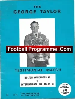 George Taylor Testimonial Bolton Wanderers Inc George Best