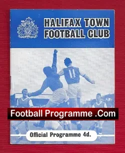 Halifax Town v Torquay United 1962